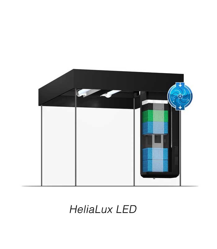 Juwel Lido 120, Ready-Made Aquarium Cabinet Lighting, Heater