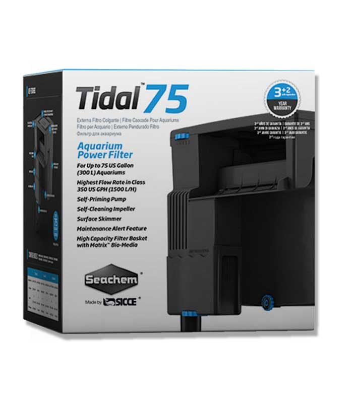 Tidal 75 Aquarium Power Filter Beautiful aquarium filtration system