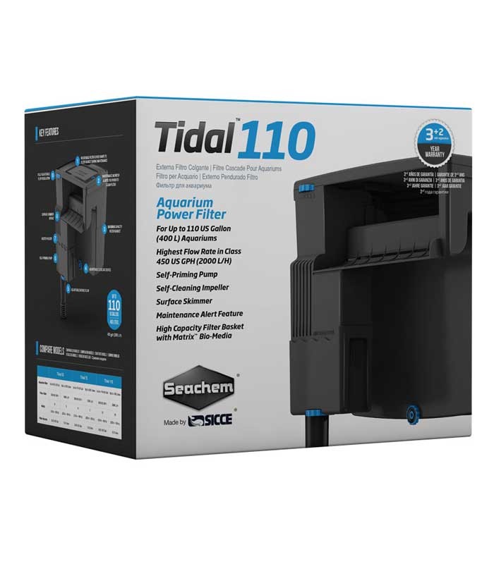 Tidal 110 Aquarium Power Filter Beautiful aquarium filtration system