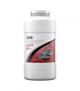 Seachem Safe anti-chlorine, removes chloramine and ammonia