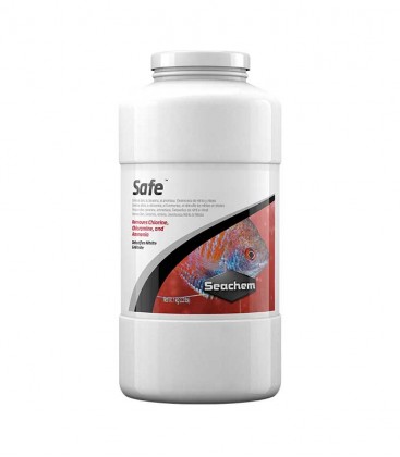 Seachem Safe anti-chlorine, removes chloramine and ammonia