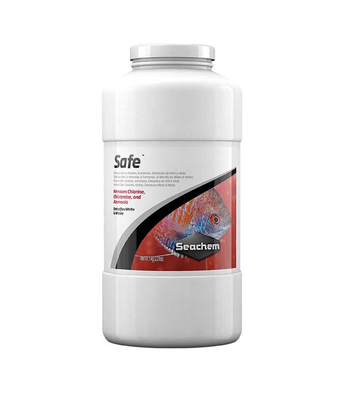 Seachem Safe 1kg AntiChlorine, Removes Chloramine, Ammonia