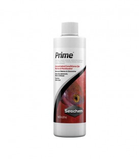 Seachem Prime water conditioner removes chlorine, chloramine