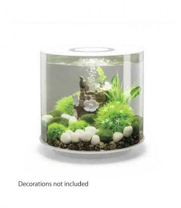 biOrb Tube 15 MCR Cylindrical Aquarium (White)