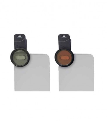 D-D Coral Colour Clip-on Lens for smartphone and tablets