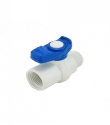 ECCO PVC Mini Ball Valve M/F 16mm