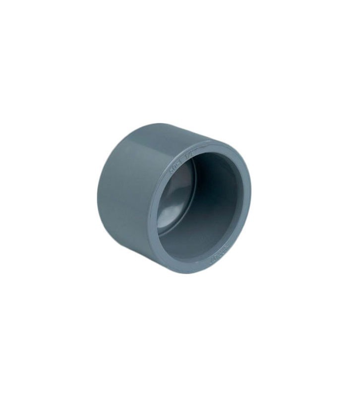 Grey PVC End Cap 16mm 20mm 30mm 40mm Piping Parts