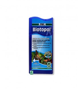 JBL Biotopol 250ml neutralises chlorine, binds heavy metals in tap water.