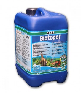 JBL Biotopol 5000ml 5l neutralises chlorine. With contains aloe vera and vitamin B complex to strengthen fish.