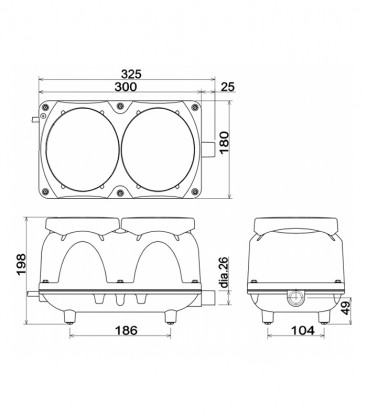 FujiMAC Air Pump MAC150R II 150L