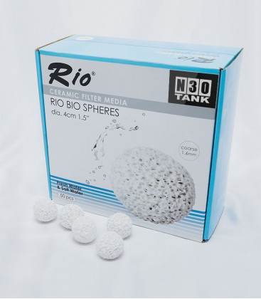 N30 Bio Sphere Ceramic Filter Media - A non-clogging bio filtration media.