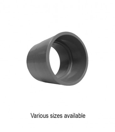 PVC Straight Coupling Slip Connector (various sizes)