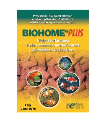 Biohome Plus 1kg bio filter media for aquarium