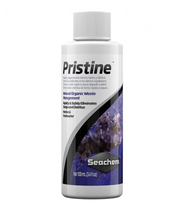 Seachem Pristine 100ml - Contains bio wastes eating bacteria. For aquarium use.