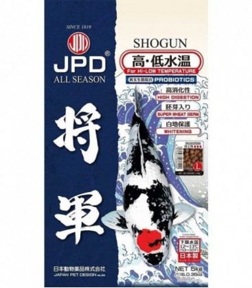 JPD Shogun Probiotics Koi Whitening Food Large Pellet (5kg)