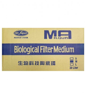 Mr Aqua Ceramic Rings Bio Filter Media 20L - Medium