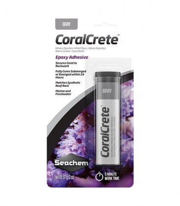 Seachem CoralCrete Epoxy Adhesive - Grey (SC-3120)