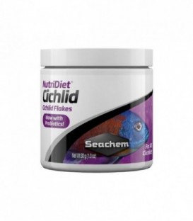 Seachem NutriDiet Cichlid Flakes Probiotics 30g (SC-1072)