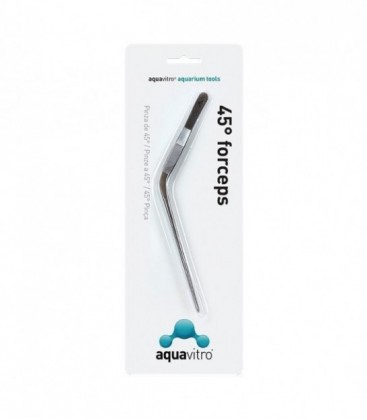 Aquavitro 45-Deg Forceps 20cm (SC-7694)