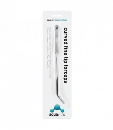 Aquavitro Curved Fine Tip Forceps 25cm (SC-7687)