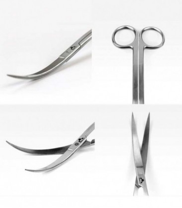 Aquavitro Double Curved Shears 25cm (SC-7682)