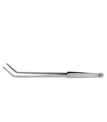 Aquavitro Curved Fine Tip Forceps 25cm (SC-7687)