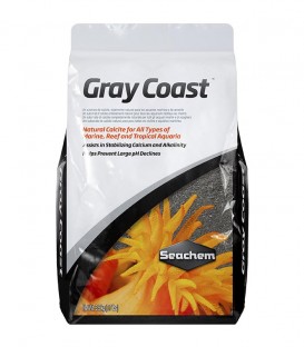 Seachem Gray Coast natural calcite substrate for marine reef aquarium