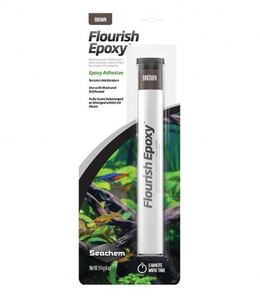 Seachem Flourish Epoxy Brown 114g (SC-3126) aqua scaping glue - planted tank