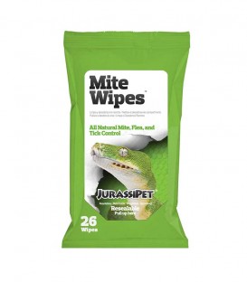 JurassiPet Mite Wipes 26 Count (SC-8541) anti-mite wipes protects reptiles