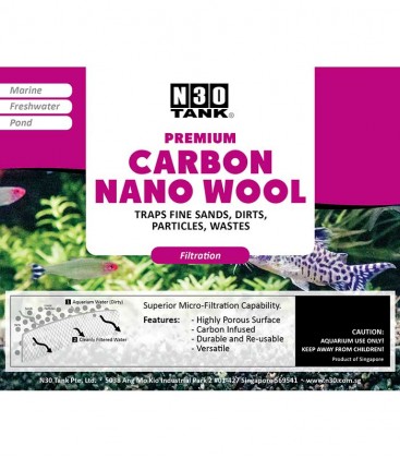 N30 Premium Carbon Nano-Wool (10-pc Pack) 380mm x 130mm filter media