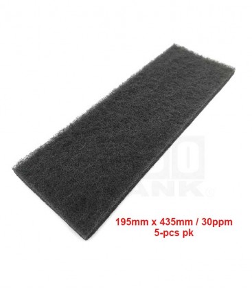 N30 Premium Carbon Nano-Wool filter media 195mm x 435mm (5-pcs Pack) (N0006)