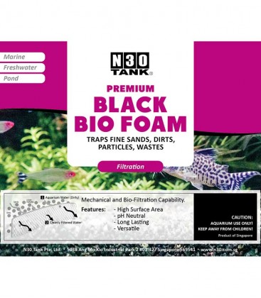 N30 Premium Black Bio-Foam 500mm x 490mm x 50mm (1pc) (N0011)