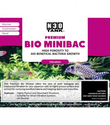 N30 Premium Bio Minibac Filter Media for freshwater, marine, ponds