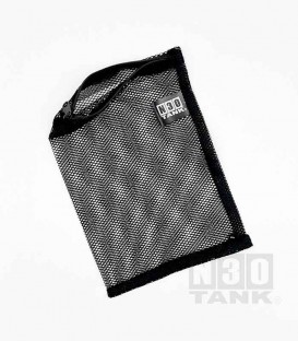 N30 Black Mesh Zip Bag Large - 1 Pc (N0024)