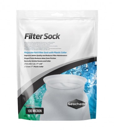 SEACHEM FILTER SOCK 100 MICRON WELDED 17.5X40.5CM (SC-1552)