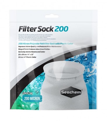 SEACHEM FILTER SOCK 200 MICRON WELDED 10X30CM (SC-1553)