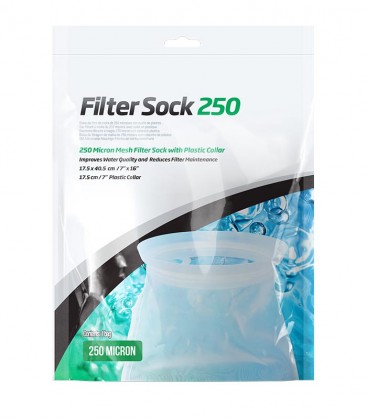 SEACHEM FILTER SOCK 250 MICRON MESH 17.5X40.5CM (SC-1556)