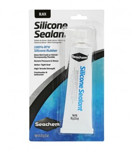 Seachem Silicone Sealant / Adhesive 85g - Black (SC-3129)