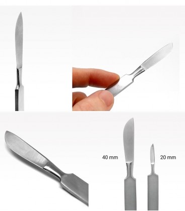 AQUAVITRO 40 MM SCALPEL 16CM (SC-7692)