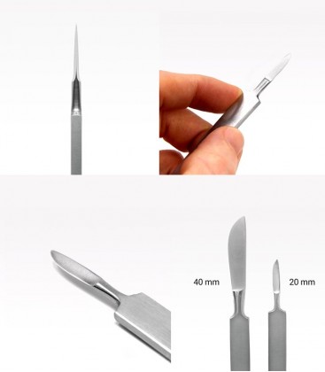 AQUAVITRO 20 MM SCALPEL 16CM (SC-7693)