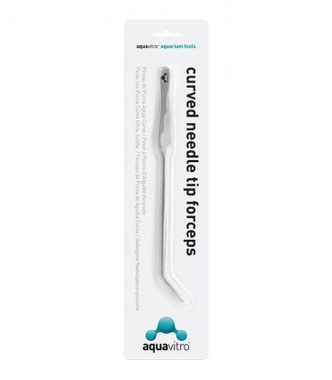 AQUAVITRO CURVED NEEDLE TIP FORCEPS 25CM (SC-7708)