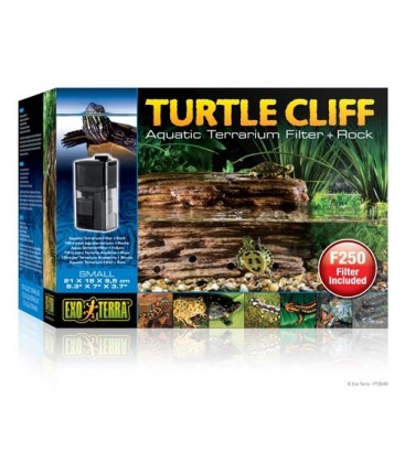 Turtle Cliff Aquatic Terrain Filter (Small) Rock PT3649