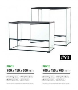 REPTIZOO Paludarium Ultra Clear Glass Habitat (PHK11) - 900 x 450 x 600mm