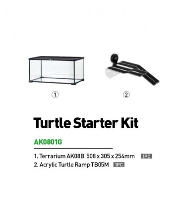 REPTIZOO Turtle Starter Kit terrarium tank