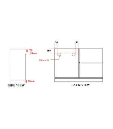 TC 90x30x45cm Tank with Cabinet (TC-903045) Braceless & Bracing