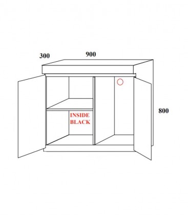 TC 90x30x30cm Tank with Cabinet (TC-903030)