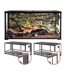 REPTIZOO Reptile Glass Terrarium S-Hinge Door 914x457x600mm (RK0120N)