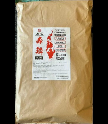 JPD Sekirin Spirulina Koi & Goldfish Food Floating Pellet 15kg Size L