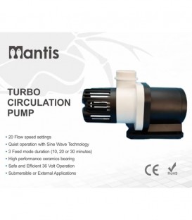 Mantis Turbo 20000 25000 30000 DC Return Pump (Wet/Dry Circulation)