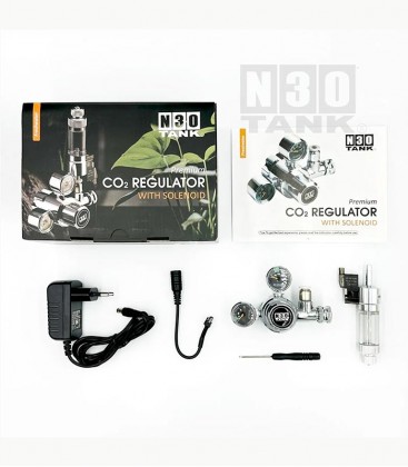 N30 Premium CO2 Regulator With Solenoid (N0093) Tread W21.8